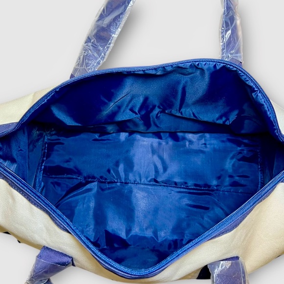 Jean Paul Gaultier Navy and White Duffel Bag - Picture 3 of 3